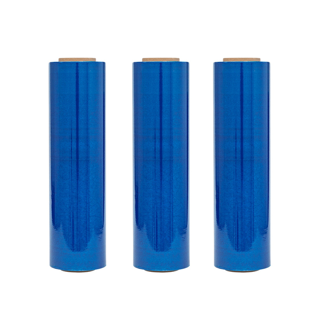Blue Costom Hand Stretch Film for Packing Goods