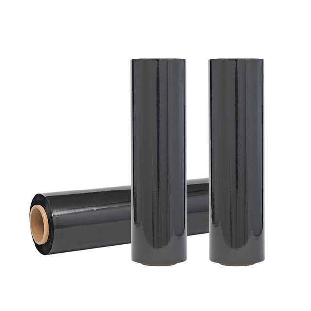 Black Costom Hand Stretch Film for Sheltering And Protecting Goods