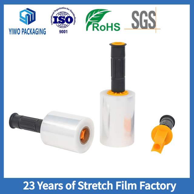 Small Roll Stretch Wrap Film, Convenient And Fast for Packaging Mini Items
